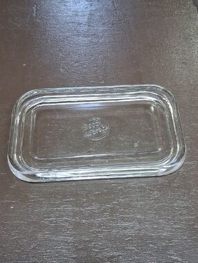 Vintage Beco Ware clear glass refrigerator storage‎ container replacement Lid